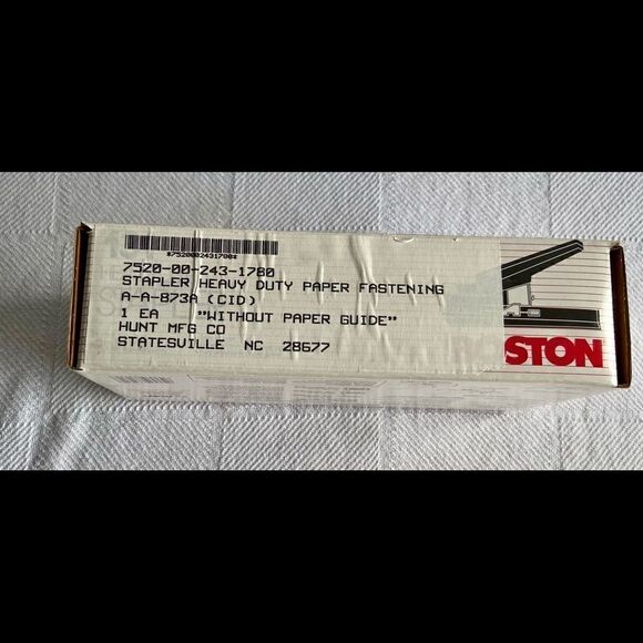 Vintage Boston 131 Stapler Heavy Duty 100 Page Capacity New Old Stock Unused. - Picture 6 of 8